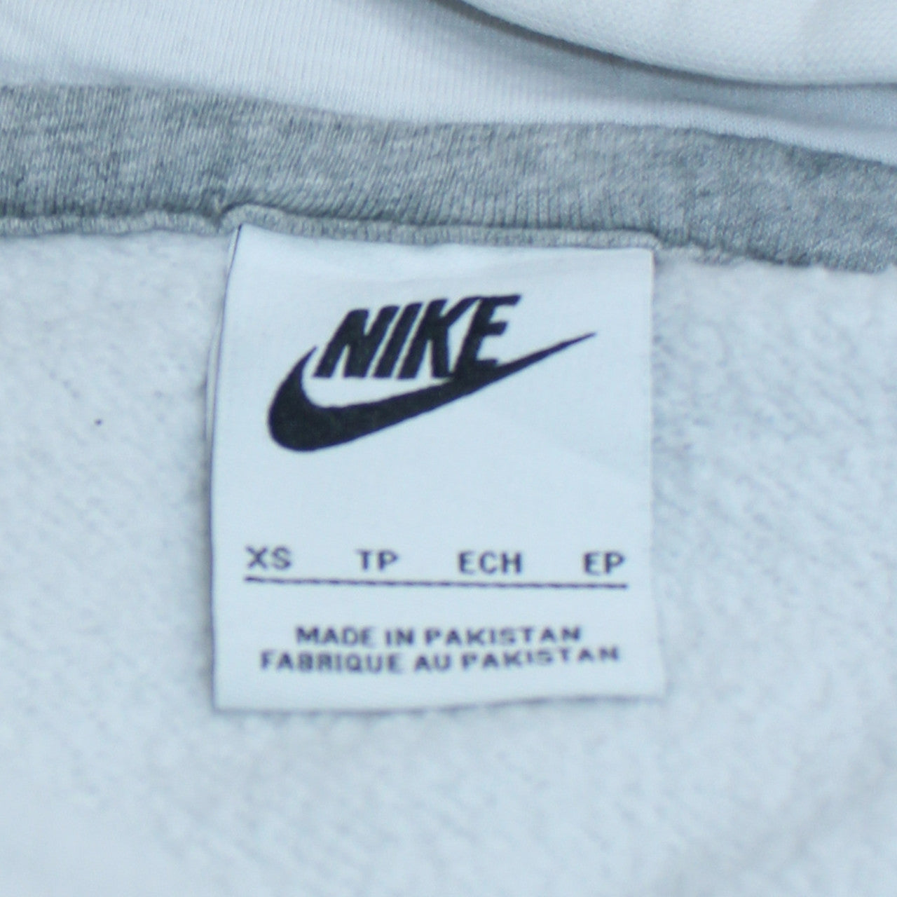 Nike Men's White XS Pullover Hoodie Fleece Sportswear
