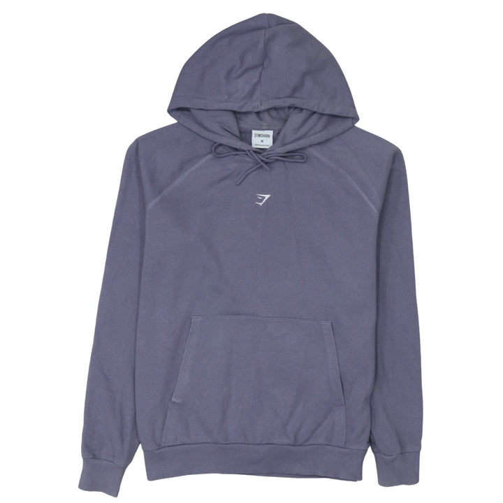 Gymshark Womens Purple Pullover Hoodie Medium Cotton Blend
