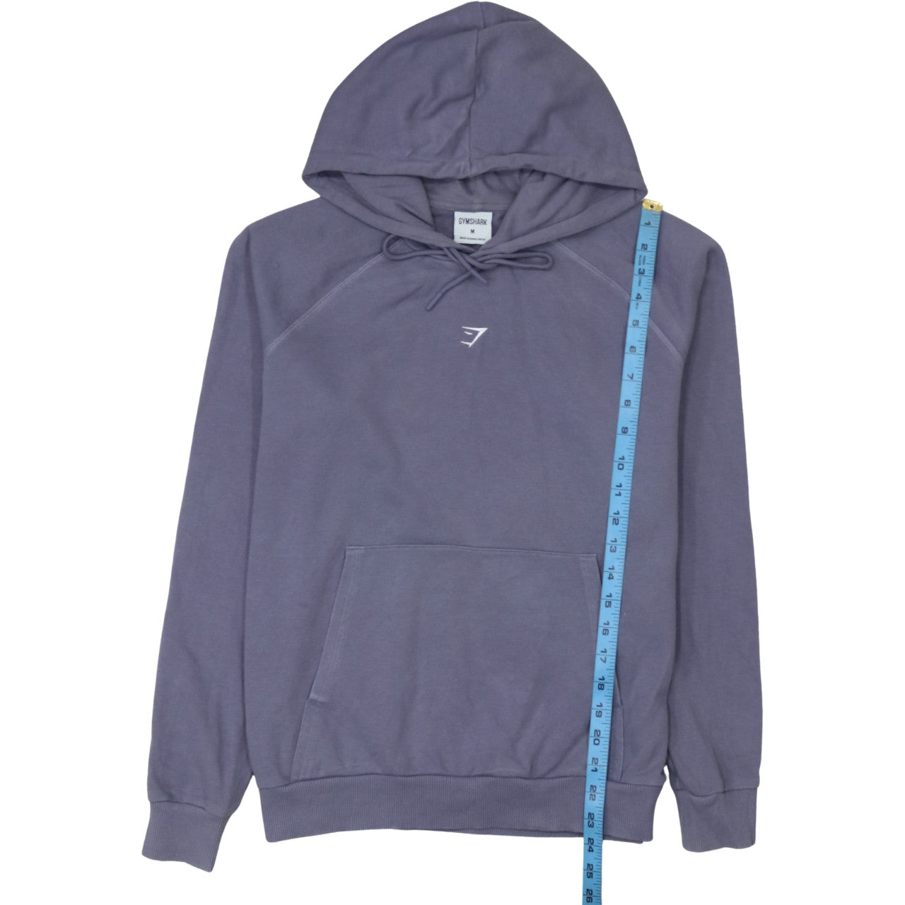 Gymshark Womens Purple Pullover Hoodie Medium Cotton Blend