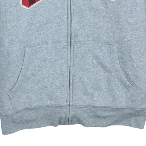 GAP Kids Boys Grey Full Zip Hoodie Sherpa Lined XXL - Warm Casual Sweatshirt