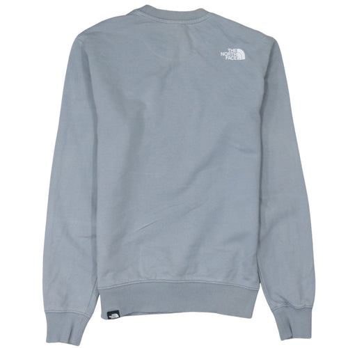 The North Face Mens Grey Crew Neck Logo Sweatshirt Size S