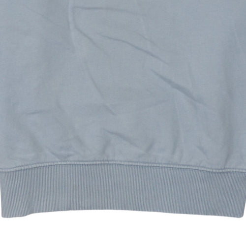 The North Face Mens Grey Crew Neck Logo Sweatshirt Size S