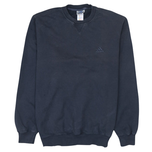 Adidas Men's Blue Crew Neck Pullover Sweatshirt Size L