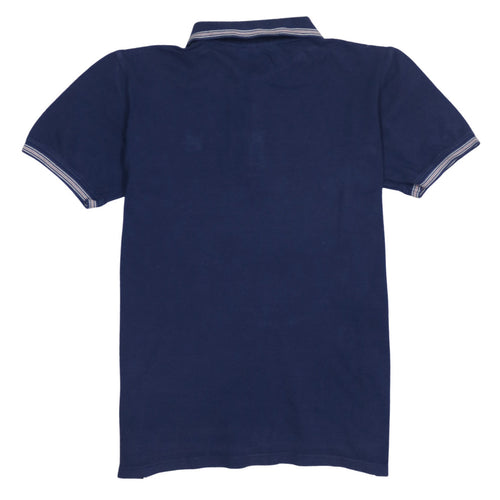 FILA Men's Blue Short Sleeve Cotton Polo Shirt XS