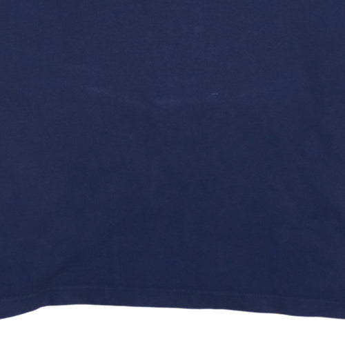 FILA Men's Blue Short Sleeve Cotton Polo Shirt XS