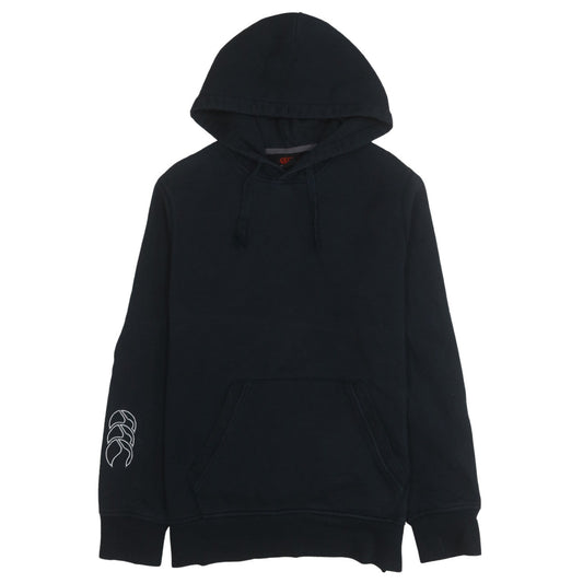 Canterbury Mens Black Pullover Hoodie M Regular Fit Rugby Style