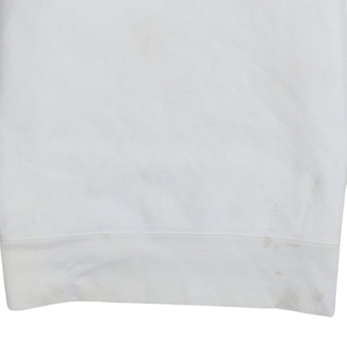 Champion Women's White Small Pullover Sweatshirt with Logo