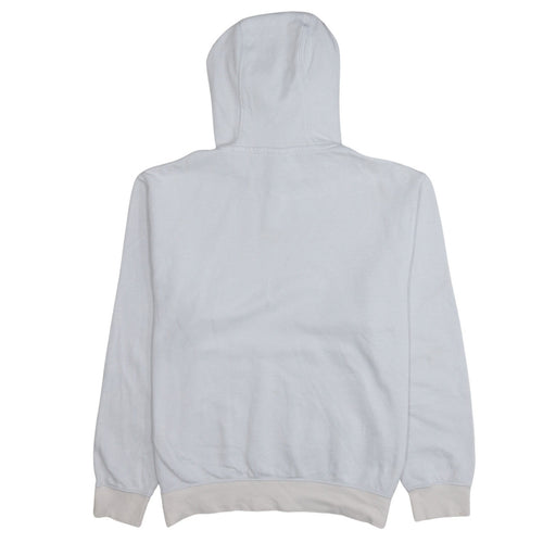 Nike Men's White Pullover Hoodie M Regular Fit Fleece Sweatshirt