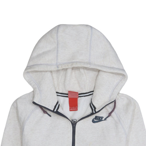 Nike Men's Grey Full Zip Fleece Hoodie Size S Sportswear