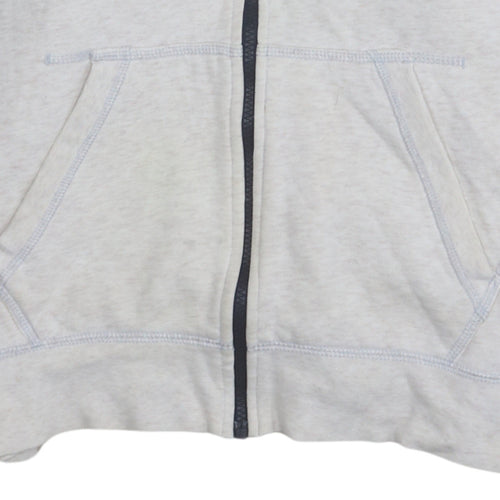 Nike Men's Grey Full Zip Fleece Hoodie Size S Sportswear