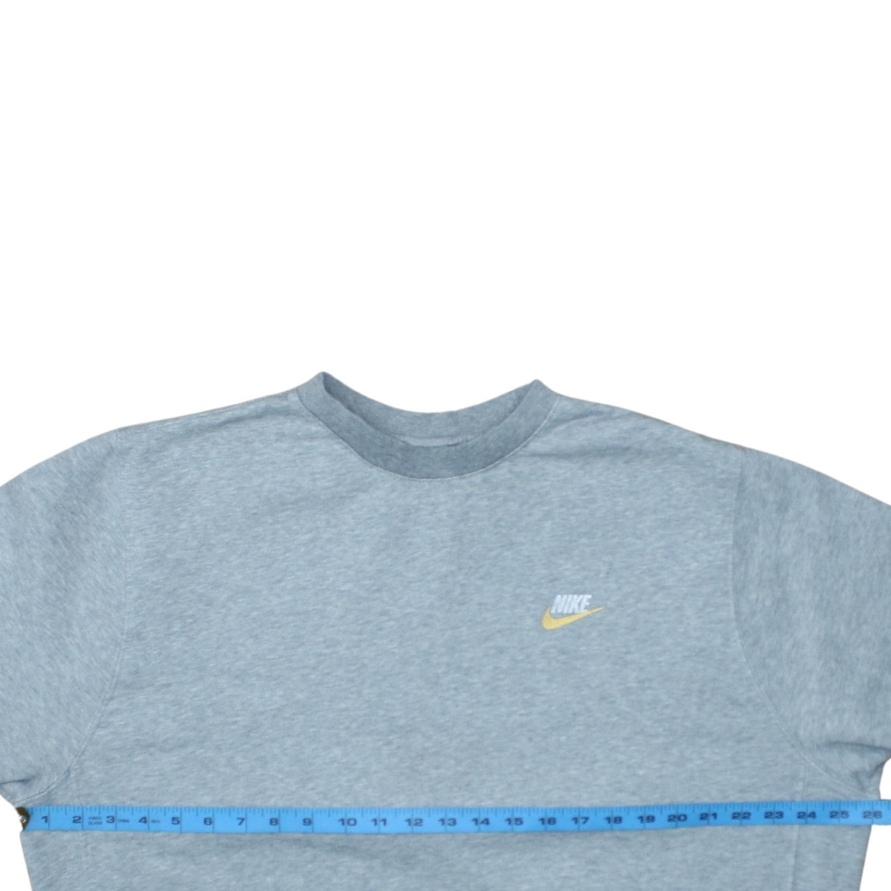 Nike Men's Grey Crew Neck Pullover Sweatshirt Size L