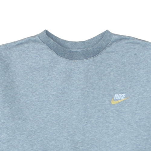 Nike Men's Grey Crew Neck Pullover Sweatshirt Size L
