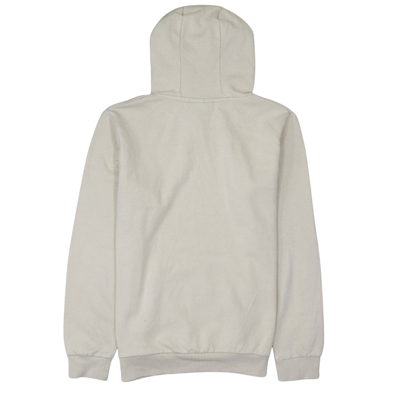 Fila Men’s Beige Pullover Hoodie Medium Cotton Blend Classic Logo