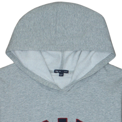 GAP Men's Grey Pullover Hoodie XL Cotton Blend Casual Sweatshirt
