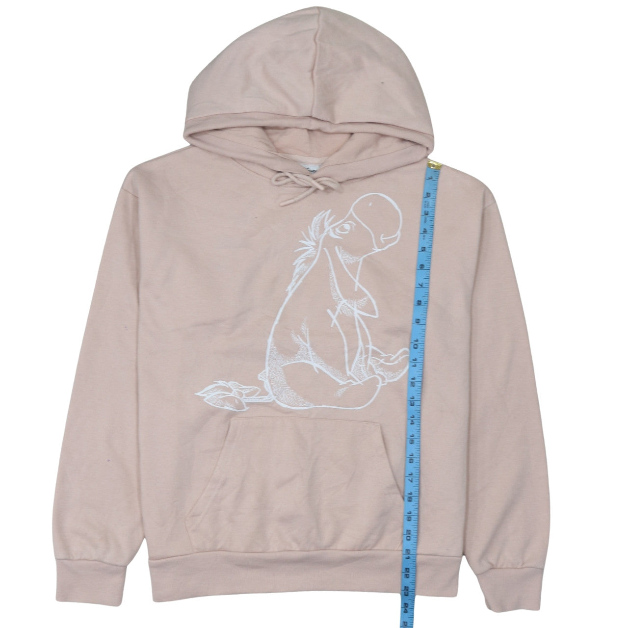 Disney Primark Women Beige Eeyore Hoodie Size M 12/14 Pullover