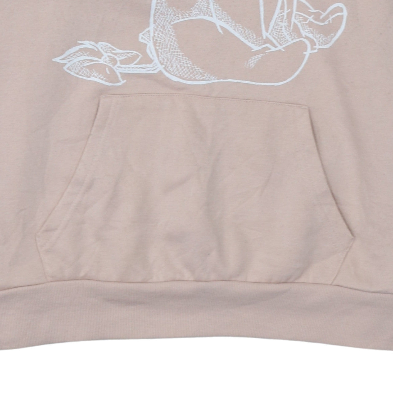 Disney Primark Women Beige Eeyore Hoodie Size M 12/14 Pullover