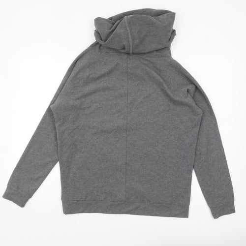 Manuka Women Grey UK 12 Pullover Hooded Sweatshirt with Drawstring