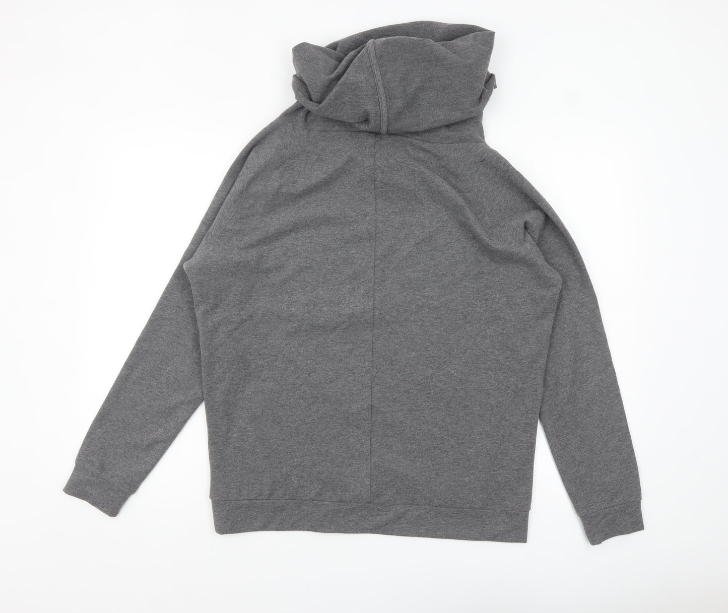 Manuka Women Grey UK 12 Pullover Hooded Sweatshirt with Drawstring