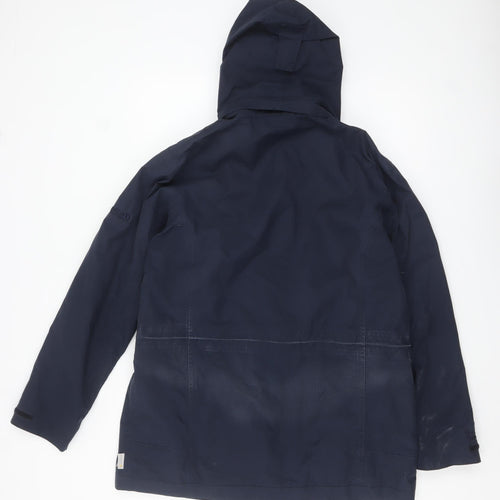 Regatta Women's Blue Waterproof Hooded Rain Coat Jacket Size 16