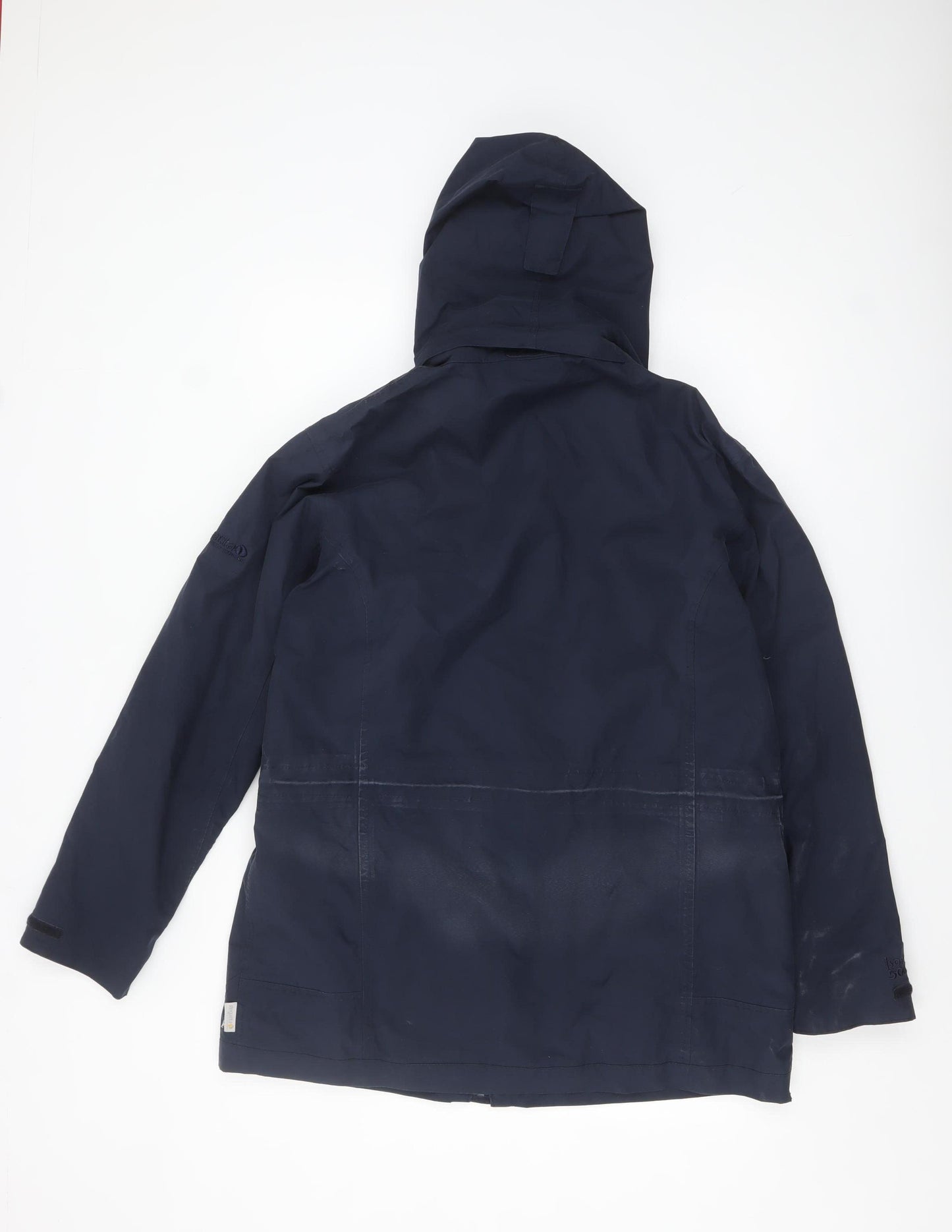 Regatta Women's Blue Waterproof Hooded Rain Coat Jacket Size 16