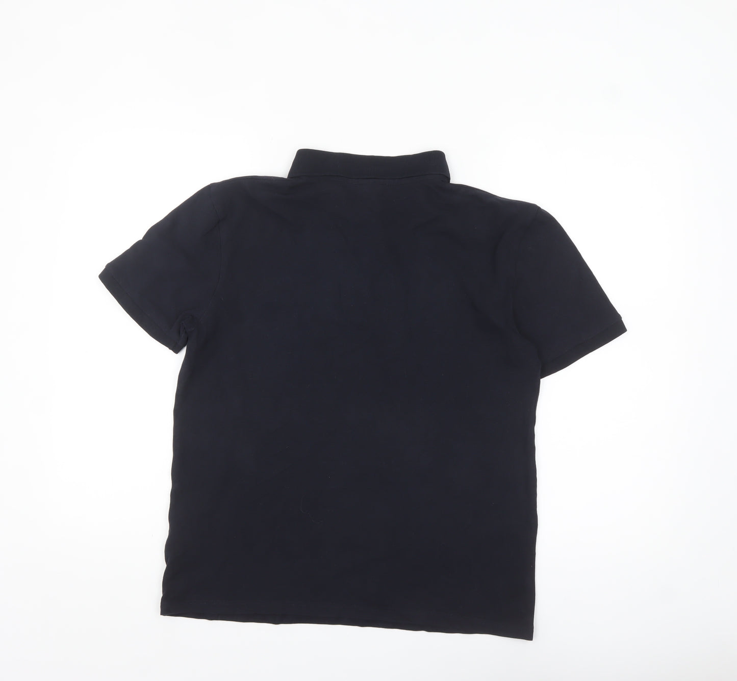 Hugo Boss Men's Slim Fit Black Polo Shirt Size L Cotton Blend