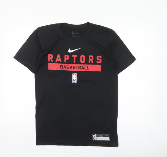 Nike Men's Black Toronto Raptors Dri-FIT Basketball T-Shirt Size S