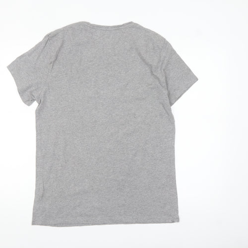 Jack Wills Men's Grey Classic Fit Logo T-Shirt Size S