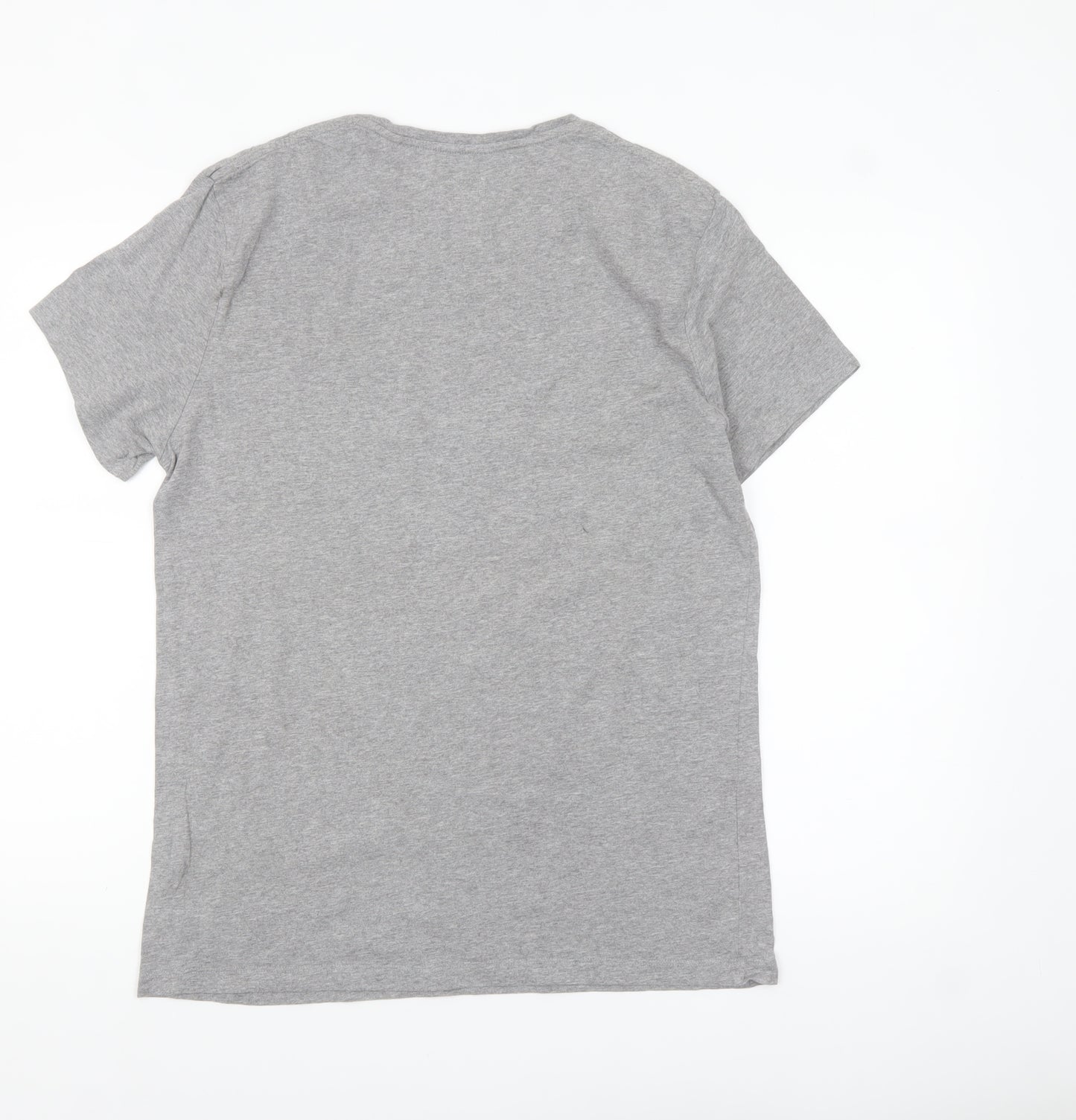 Jack Wills Men's Grey Classic Fit Logo T-Shirt Size S