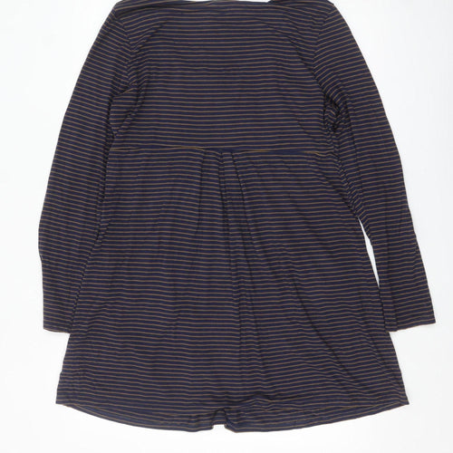 Joules Women’s Navy Stripe Long Sleeve Skater Dress Size 16