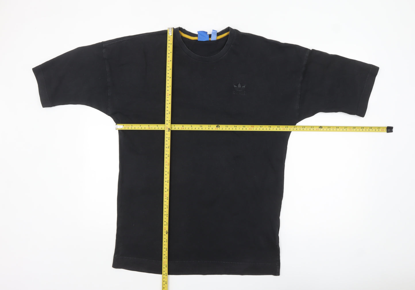 Adidas Men's Black Regular Fit Crew Neck Cotton T-Shirt M