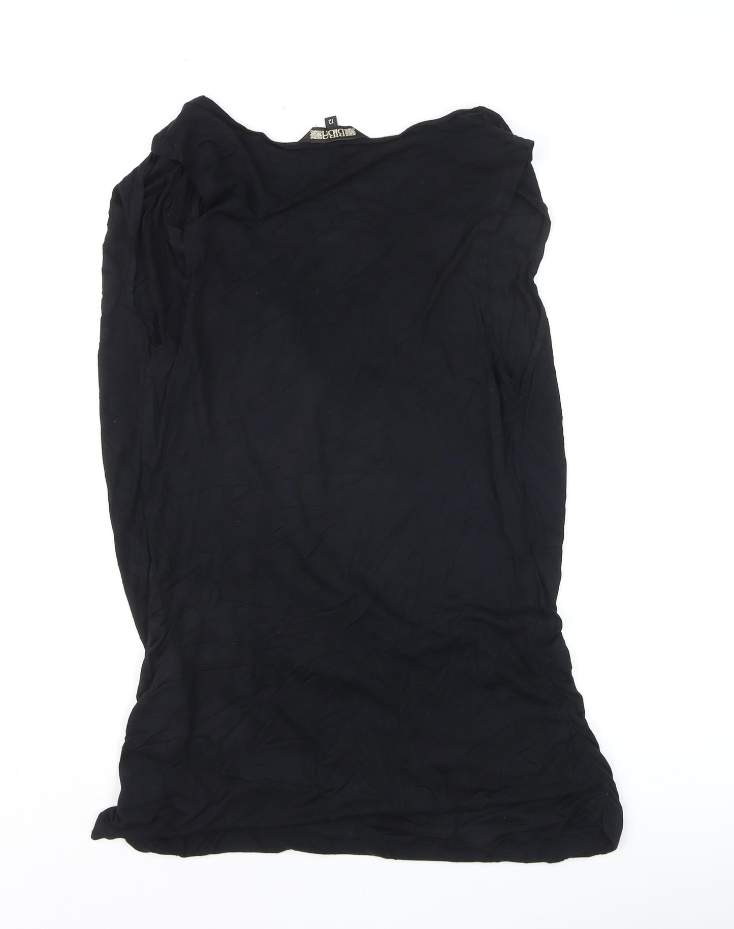 Biba Women Black Viscose Sleeveless Camisole Blouse Size 12
