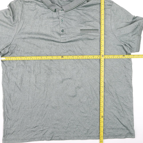 Tu Man Green 2XL Short Sleeve Cotton Polo Shirt