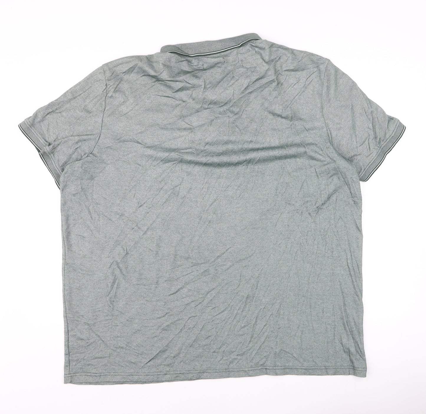 Tu Man Green 2XL Short Sleeve Cotton Polo Shirt