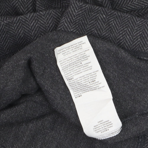 TRF Women’s Green Wool Blend Cable Knit Cardigan Size 8