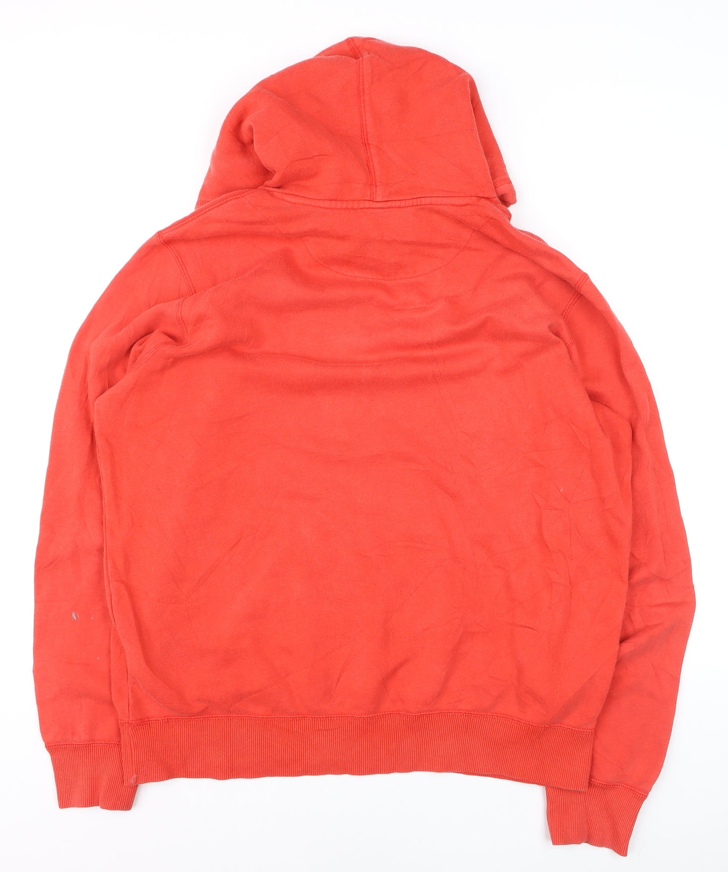 Nike Men's Red Large Pullover Hoodie Fleece Logo Sweatshirt