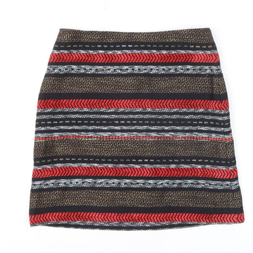 Marks and Spencer Women’s Multicoloured Knee Length Pencil Skirt Size 8