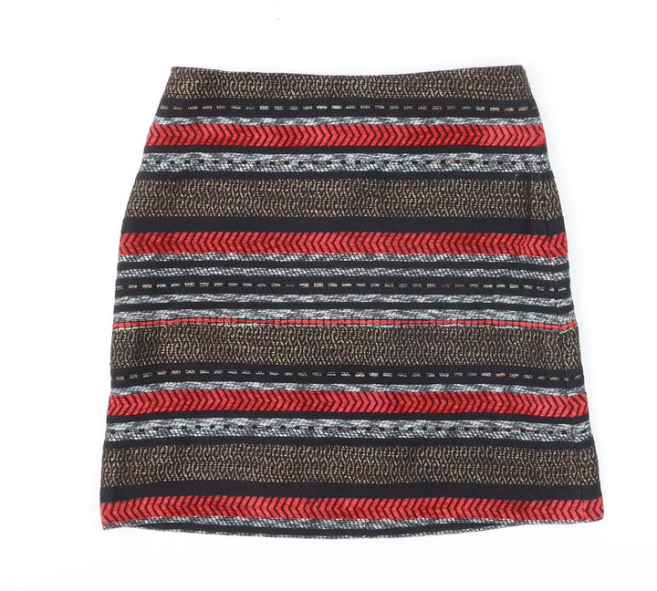 Marks and Spencer Women’s Multicoloured Knee Length Pencil Skirt Size 8