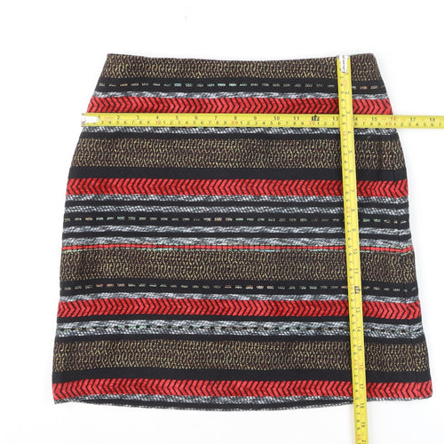 Marks and Spencer Women’s Multicoloured Knee Length Pencil Skirt Size 8