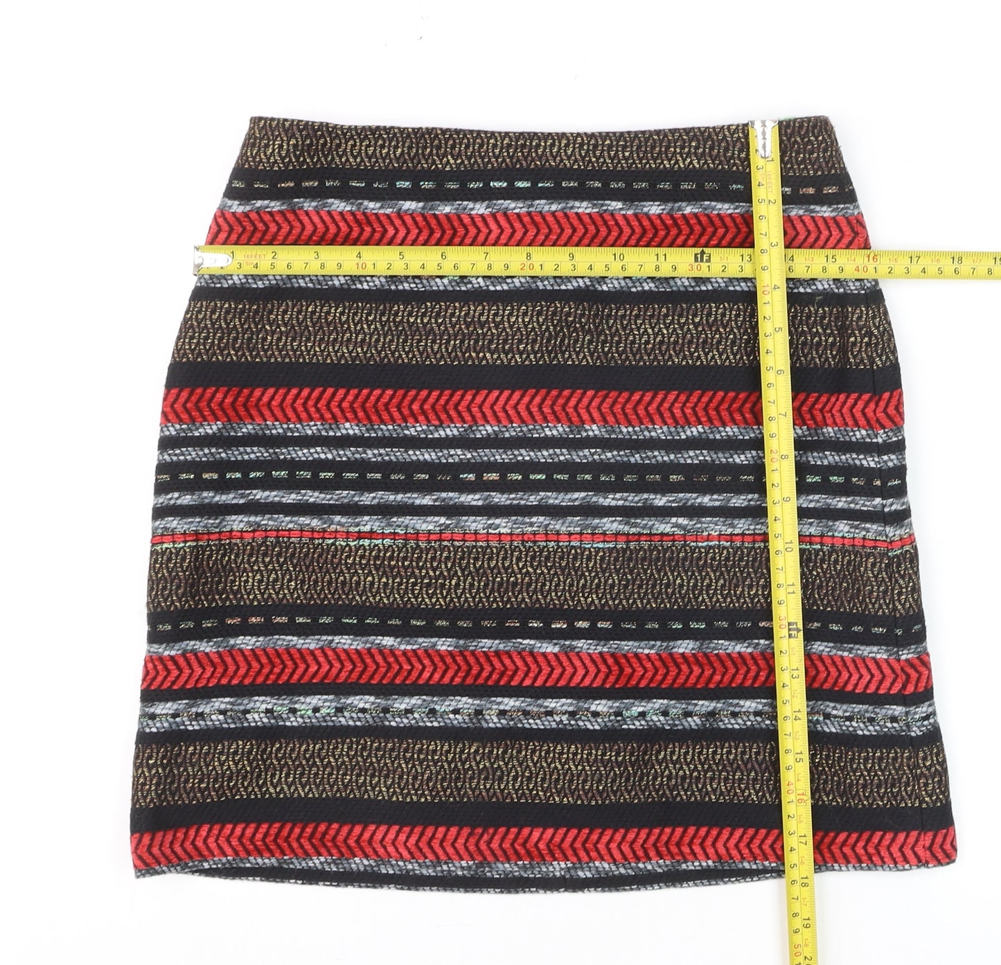 Marks and Spencer Women’s Multicoloured Knee Length Pencil Skirt Size 8