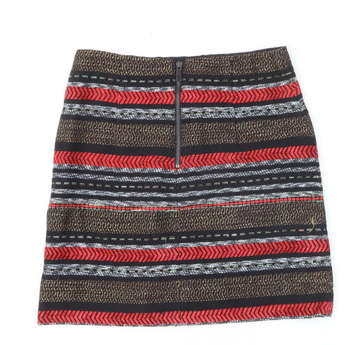 Marks and Spencer Women’s Multicoloured Knee Length Pencil Skirt Size 8
