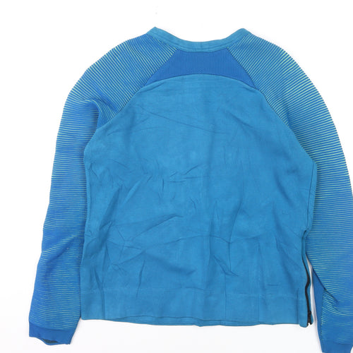 Nike Boys Blue Small Crew Neck Long Sleeve Pullover Sweatshirt
