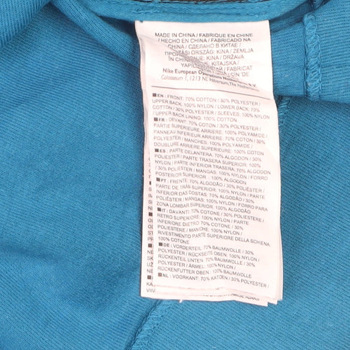 Nike Boys Blue Small Crew Neck Long Sleeve Pullover Sweatshirt