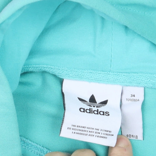 Adidas Women’s Multicoloured 100% Cotton Pullover Hoodie Size 8