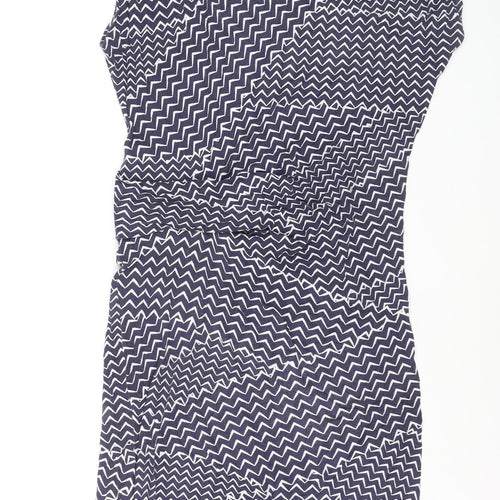 Principles by Ben de Lisi Women’s Blue Chevron Sheath Dress Size 12