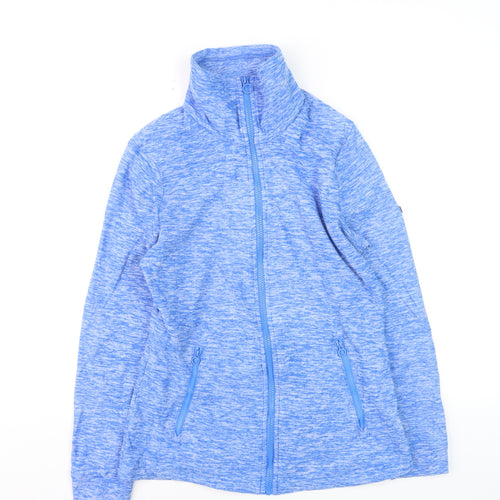 Regatta Women Blue Full Zip Fleece Jacket Size 10 Lightweight Breathable