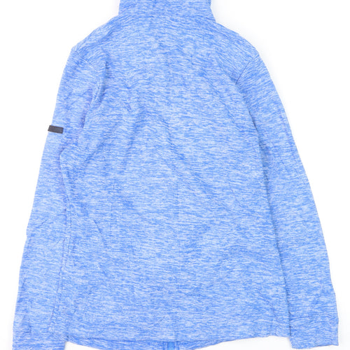 Regatta Women Blue Full Zip Fleece Jacket Size 10 Lightweight Breathable