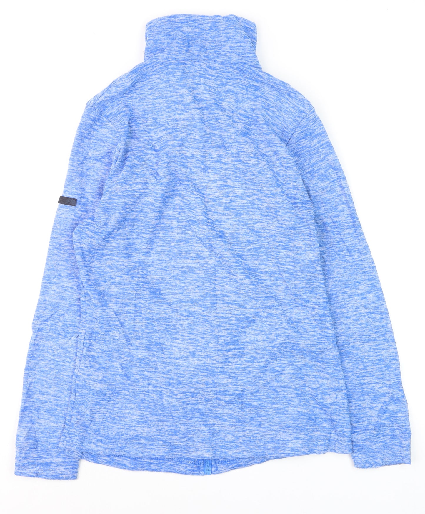 Regatta Women Blue Full Zip Fleece Jacket Size 10 Lightweight Breathable