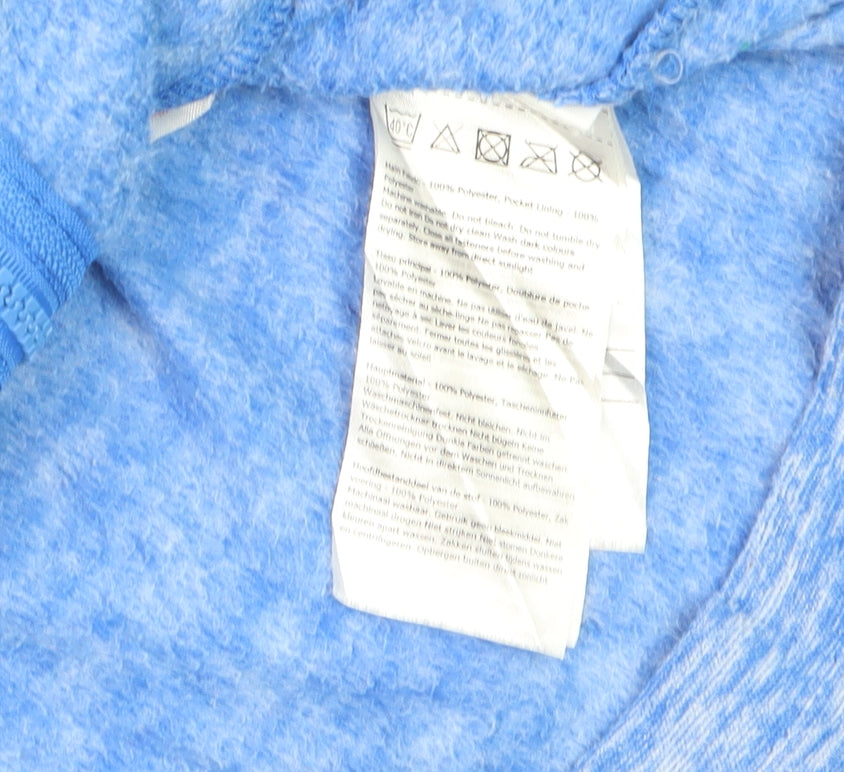 Regatta Women Blue Full Zip Fleece Jacket Size 10 Lightweight Breathable
