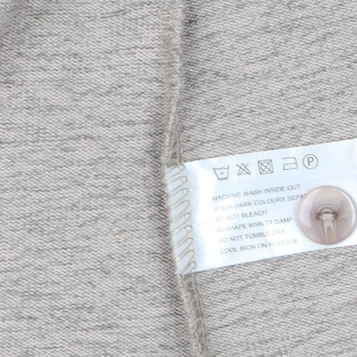 TIGI Women Beige Sleeveless Knit Cardigan Size 14/16