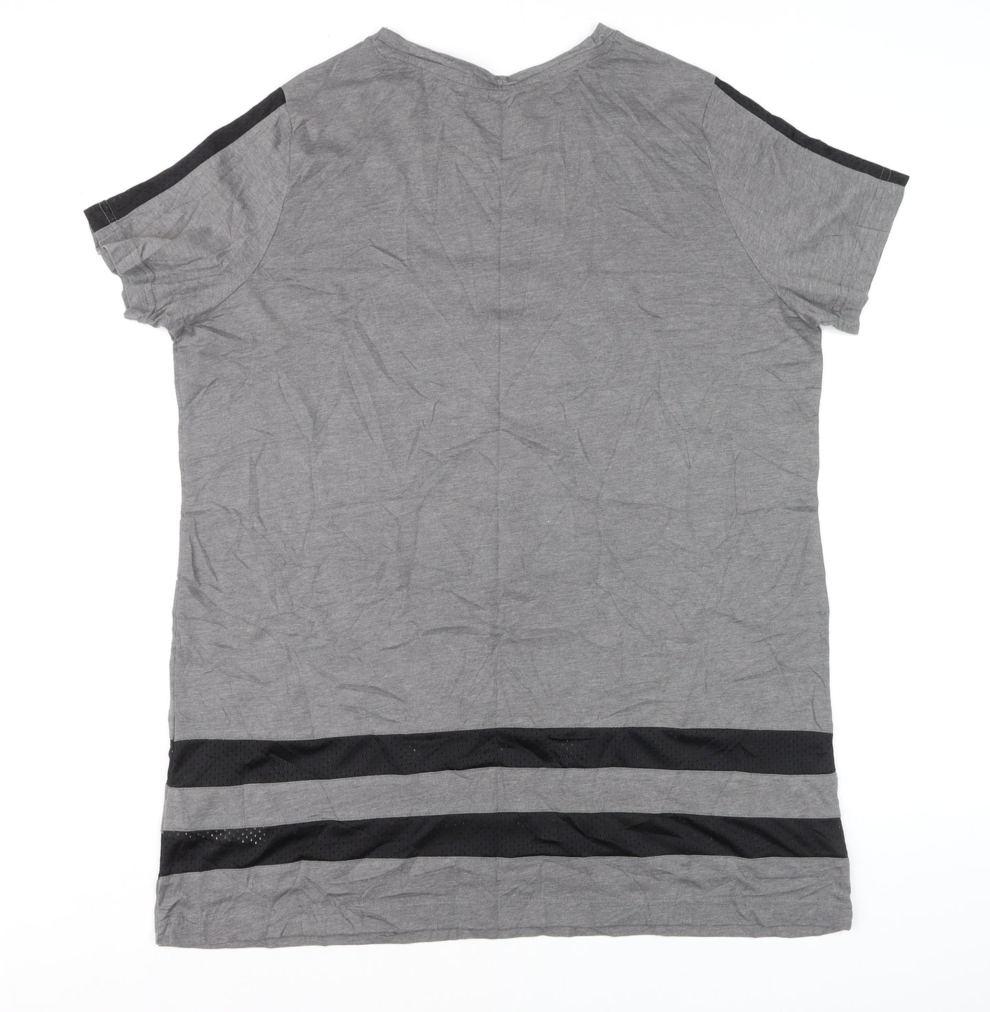 Capsule Leisure Women’s Grey T-Shirt Size 20 Mesh Trim Casual Top